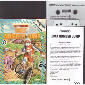 BMX Number Jump for Commodore 64 from Longman Software