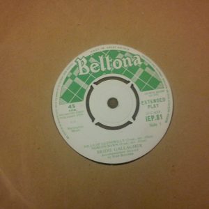7" 45RPM Moonlight In Mayo No. 2 EP by Bridie Gallagher from Beltona