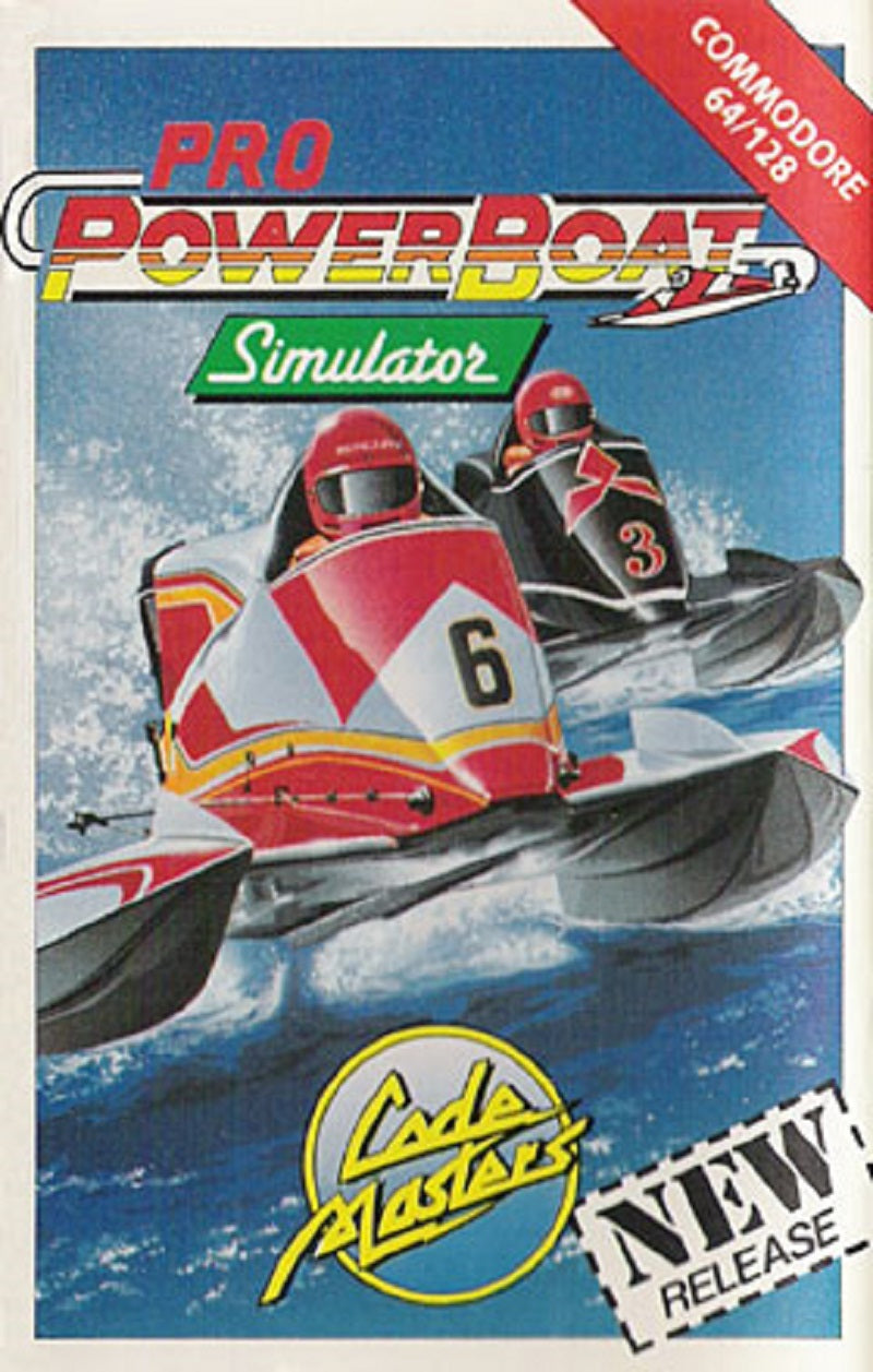 Pro Powerboat Simulator for Commodore 64 from CodeMasters