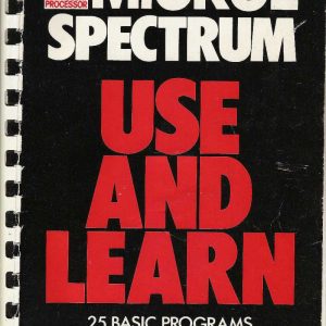 Use And Learn Book for ZX Spectrum from Microl