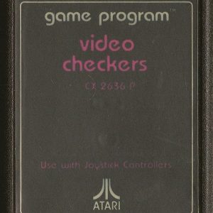 Video Checkers for Atari 2600/VCS from Atari